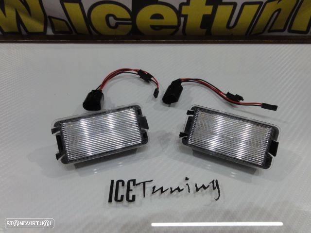 Suporte De Lâmpada De Matrícula Com Led Branco Seat Altea, Arosa. cordoba, Ibiza 6k, Ibiza 6L, Leon, toledo - 1