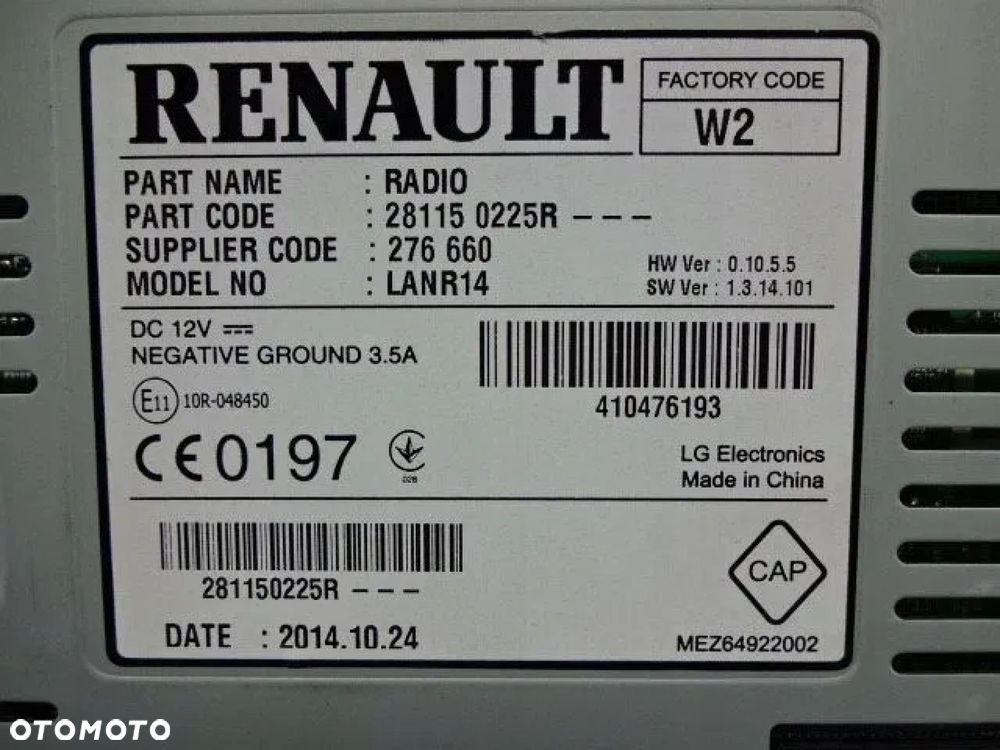 RENAULT ESPACE V RADIO - 4