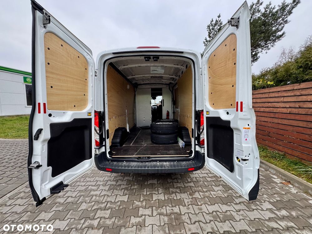 Ford TRANSIT drzwi z kabiny do paki drzwi 180 Faktura VAT 23% 170km tdci brutto klimatyzacja podgrzewane siedzenia czujniki L1H2 H2L2 l2h2 SUPER STAN wysoki średni / krótki konwój ochrona - 13