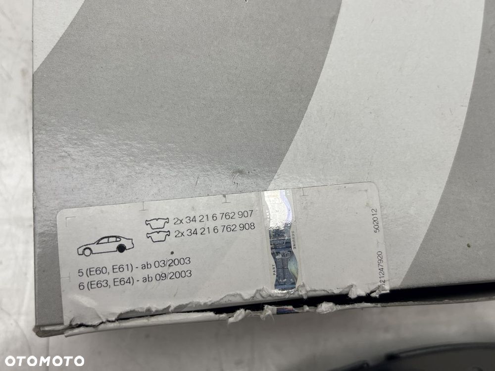 ORYGINALNE KLOCKI HAMULCOWE TYŁ BMW 5 E60 E61 6 E63 E64 34216763044 OE - 3