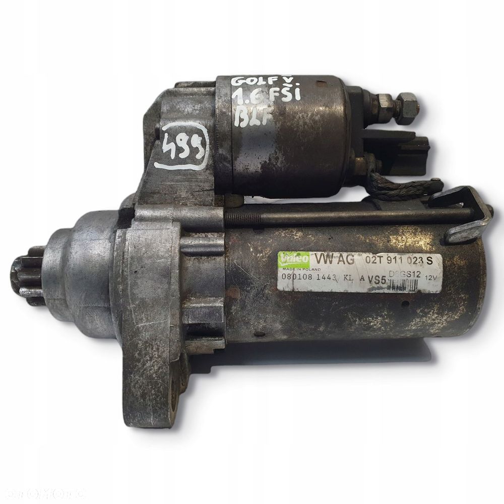 ROZRUSZNIK VW Golf V 1.6 FSI 02T911023S valeo - 3