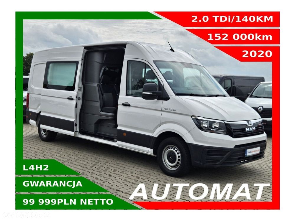 MAN tge L4H2 *99999zł NETTO* Brygadówka 7 osób 2.0TDi/140KM - 1