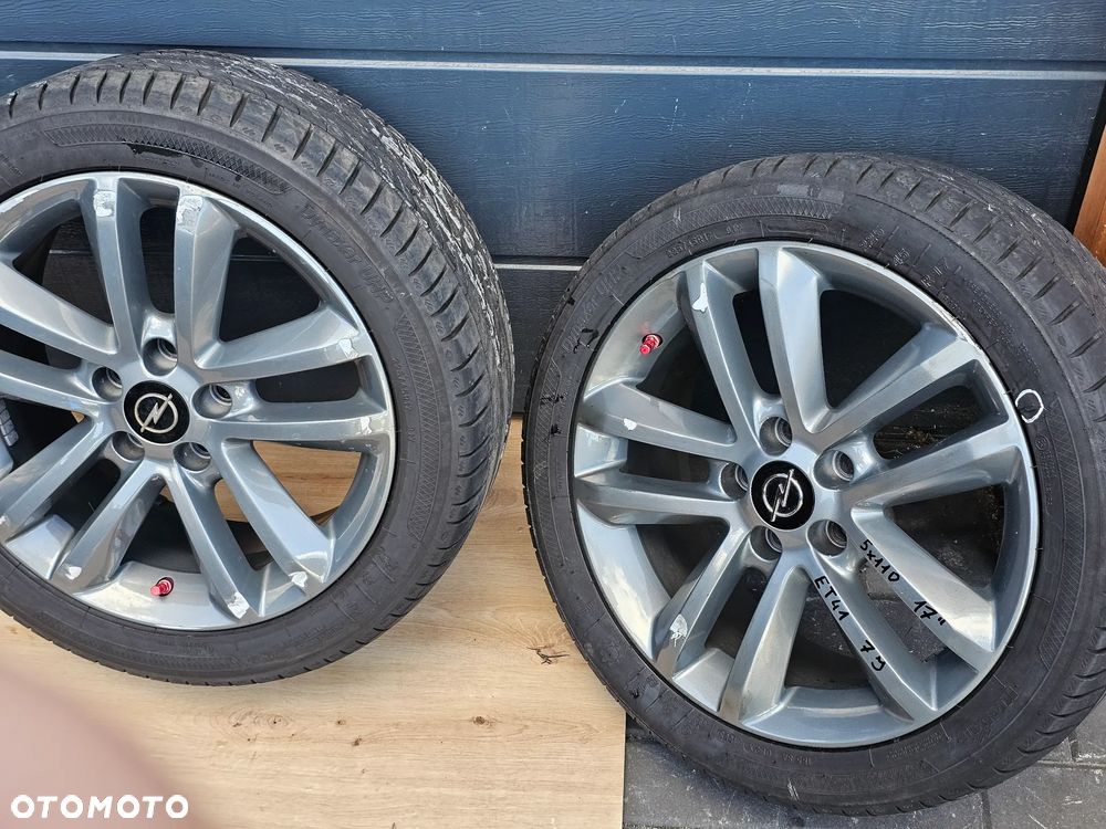 KOŁA FELGI ALUMINIOWE OPONY OPEL VECTRA C ASTRA H ZAFIRA B SIGNUM 17" 5x110 ET41 225/45/17 - 9