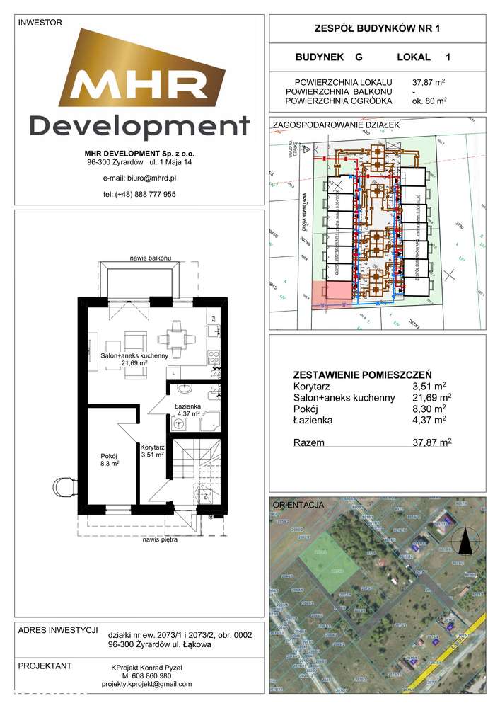 "Verde Park" - mieszkanie z ogrodem 80 m2 - Pełny obrazek: 2/7