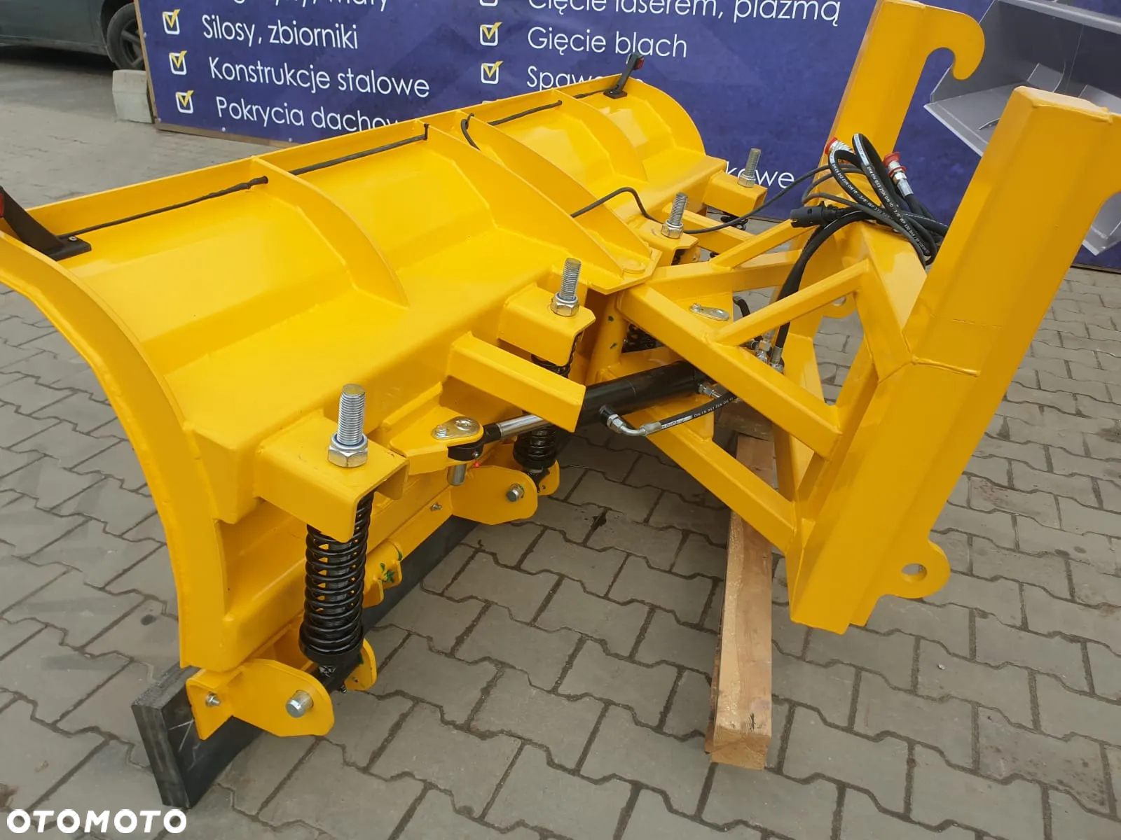RATY!  PŁUG DO ŚNIEGU 240 cm do ładowarki JCB, manitou, schaffer, kramer - 7
