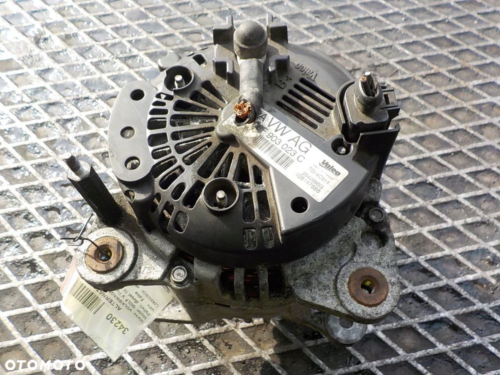 VOLKSWAGEN GOLF V 2.0 TDI ORG ALTERNATOR 06F903023C - 4