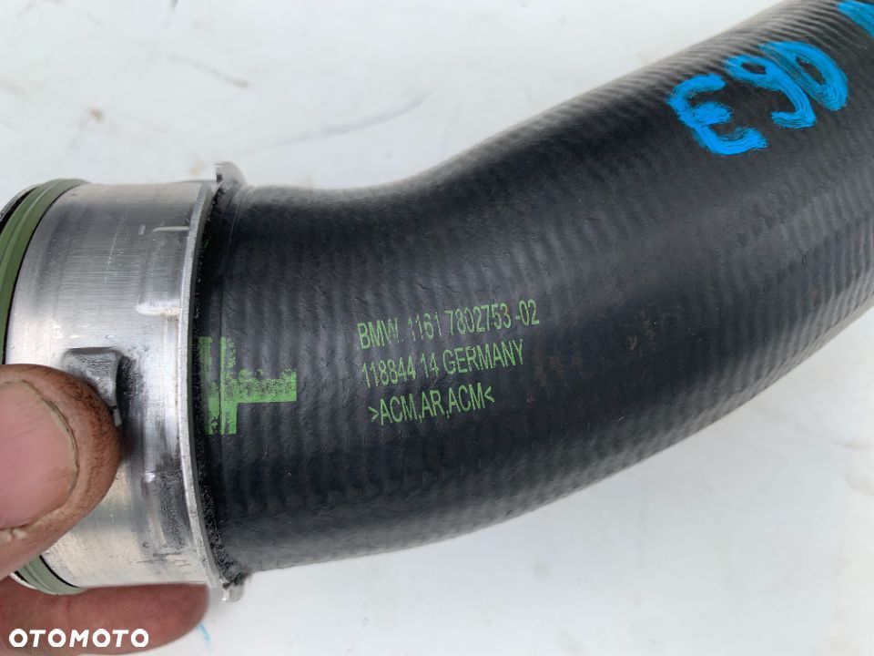 Przewód dolot od turbosprężarki do intercoolera Bmw e90 320d - 2