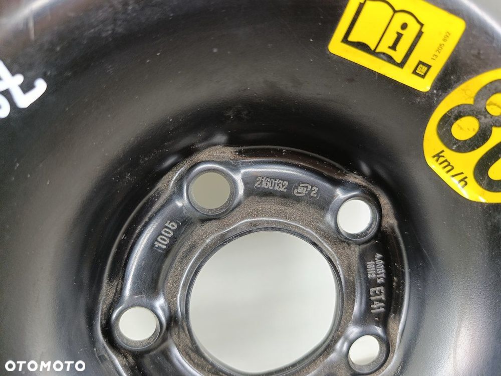 KOŁO DOJAZDOWE 16'' OPEL VECTRA C FL 2160132  13197752 - 3
