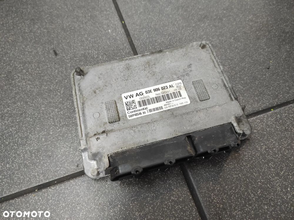 KOMPUTER STEROWNIK SILNIKA 1.2 HTP CGP 03E906023AL PETROL SIMOS 9.1 HW:H05 CONTINENTAL 5WP40545 05 WYSYŁKA !!! - 1