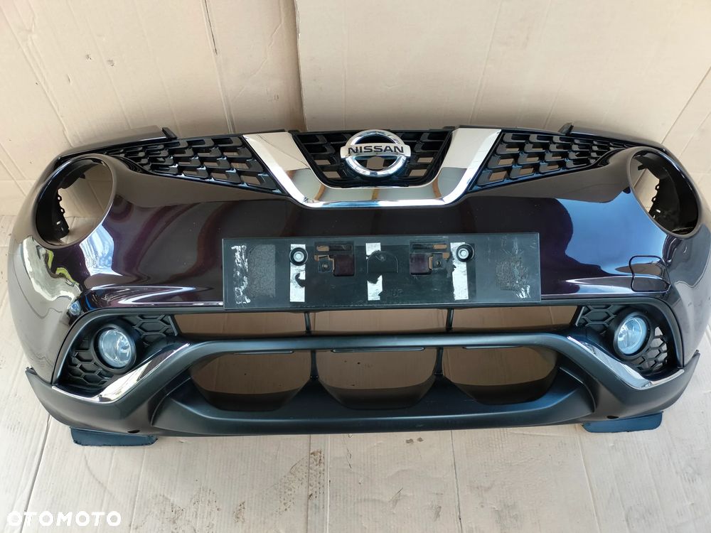 NISSAN JUKE I LIFT F15 2014-2020 ZDERZAK PRZÓD GAB Z CHROM POD KAMERĘ - 1