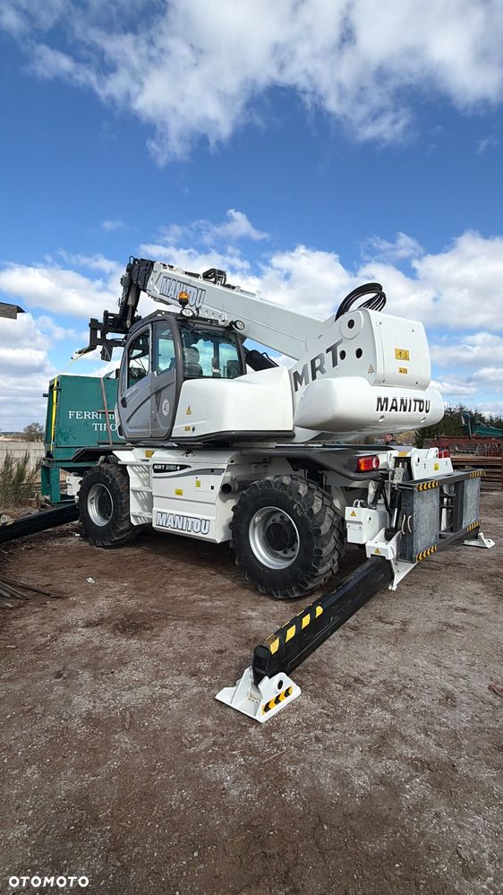 Manitou Ładowarka teleskopowa Manitou Mrt 2150 + Privilage Roto obrotowa 360 Pilot sterowanie radiowe Kosz Widły 2016/17 1840 2550 2540 silnik Mercedes 2150+ Merlo - 34