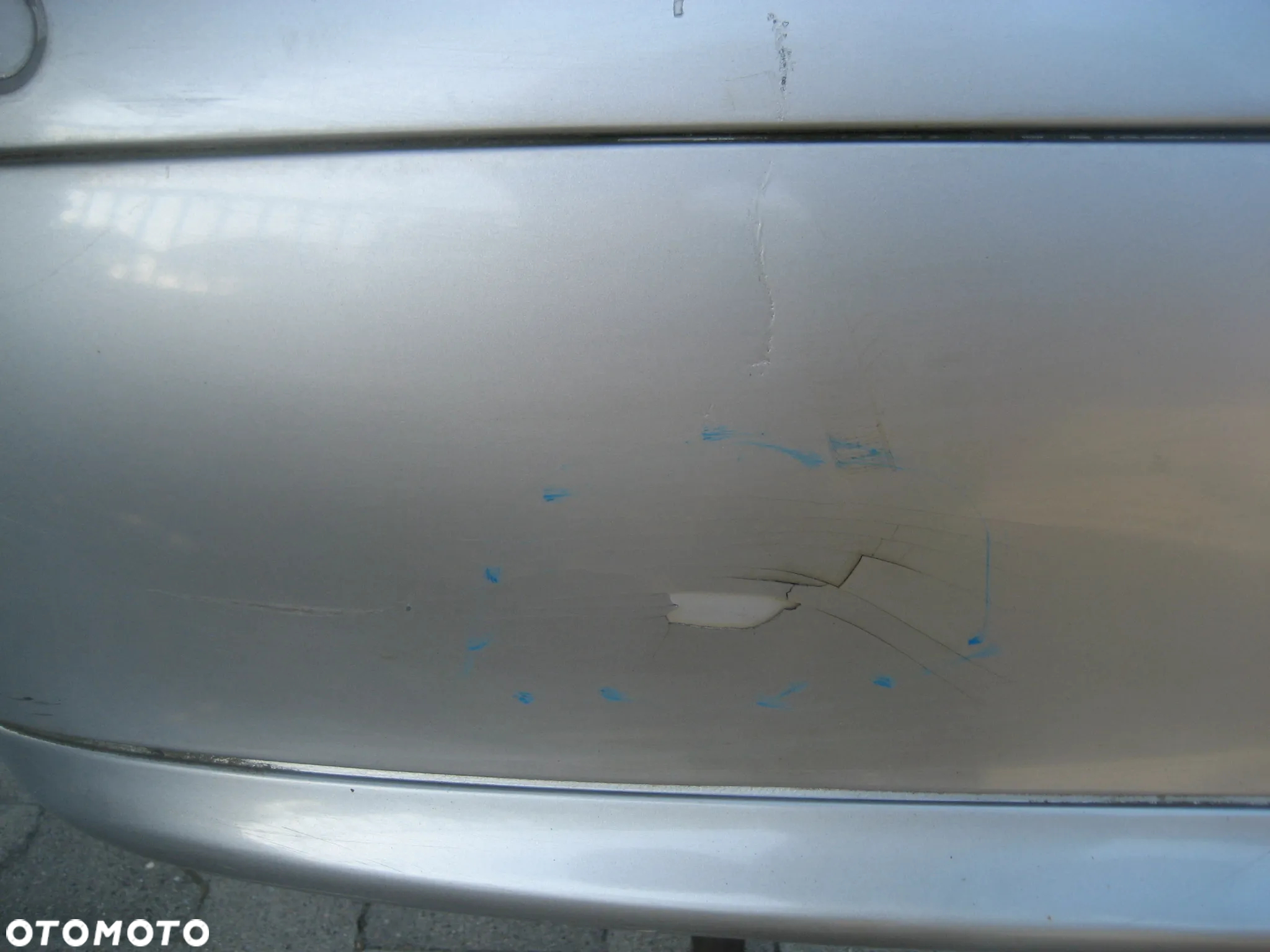 mercedes w220 220 s klasa 98-02r zderzak tył pdc kod lakieru 744 - 17