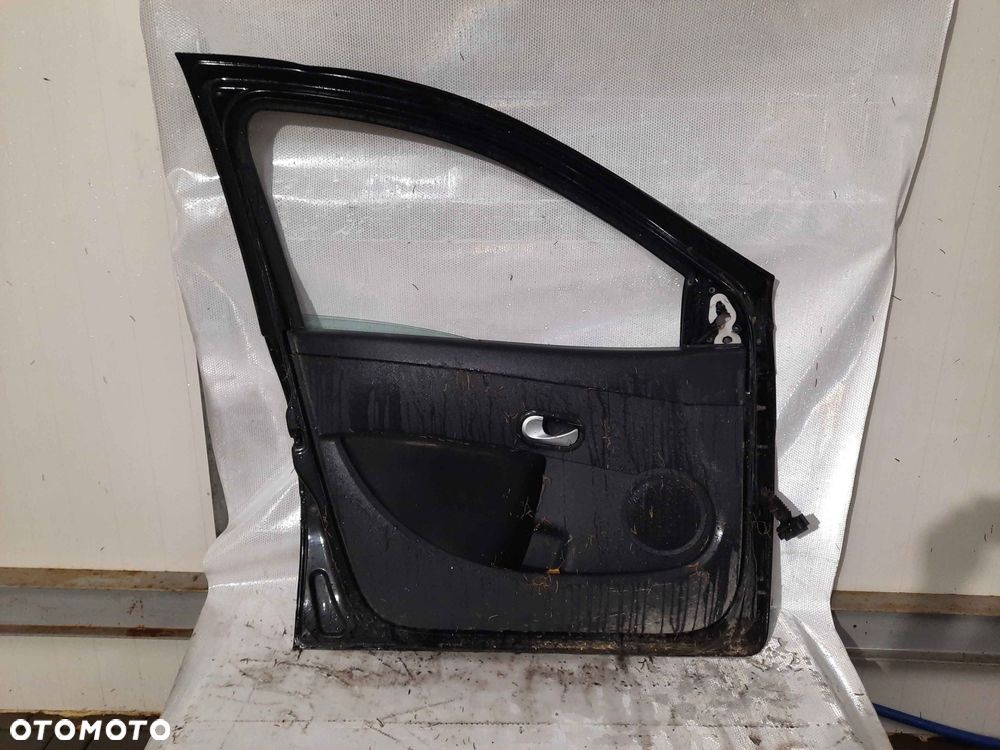 / DRZWI PRZÓD PRZEDNIE LEWE RENAULT CLIO 3 III 5D 5 DRZWI HB NV676 CZARNY - 7