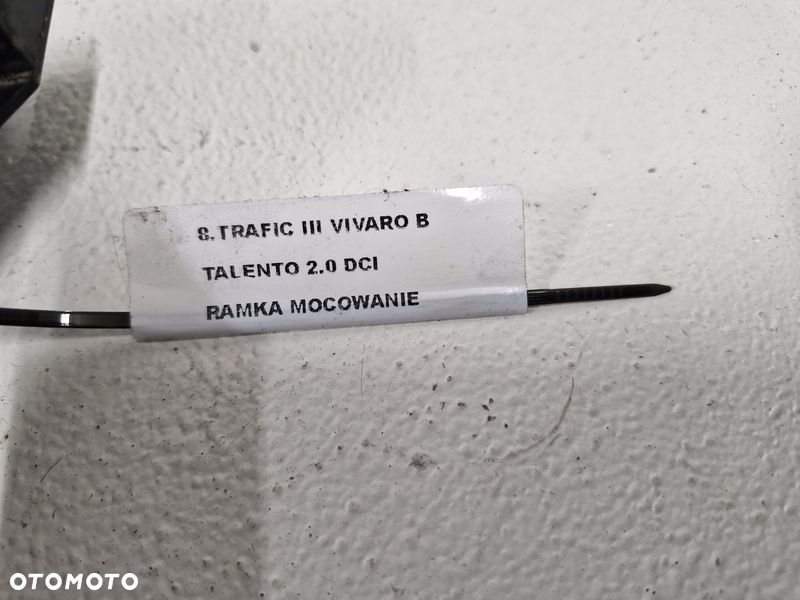 TRAFIC 3 III VIVARO B TALENTO II 2.0 DCI RAMKA MOCOWANIE CHŁODNIC 144610871R - 8