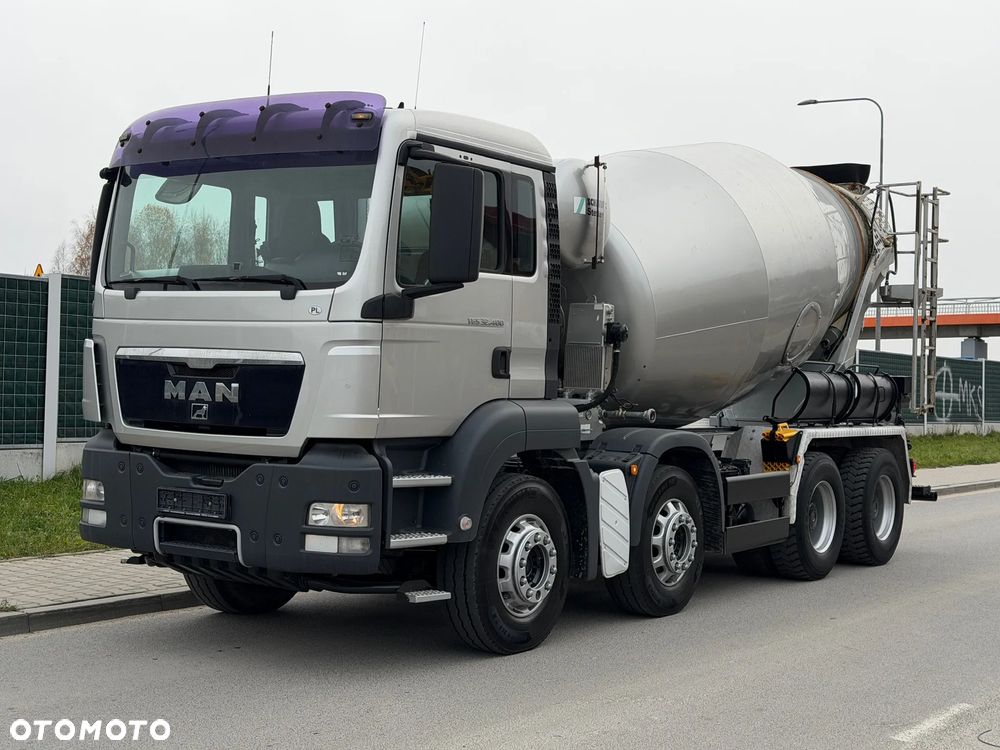MAN TGS 32.400 8x4  // BETONOMIESZARKA STETTER // GRUSZKA // 10M3 // STEROWANIE ZEW. SMART CONTROL // - 1