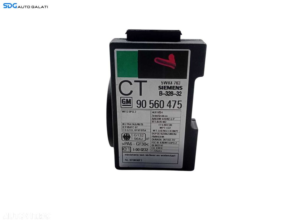 Kit Pornire Complet ECU Calculator Motor Cititor Chei Cheie CIP Imobilizator Opel Astra G 1.4 Benzina 1998 - 2007 Cod 09355909 [L6230] - 3