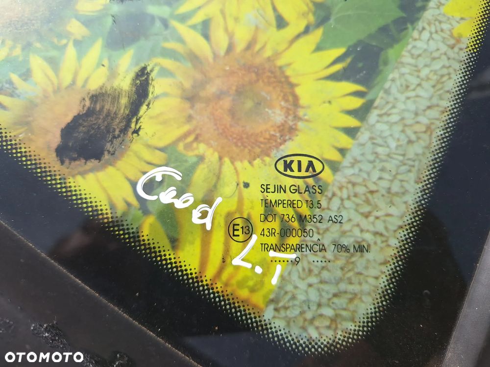 szyba karoseryjna  tylna kia ceed I lift kombi - 5