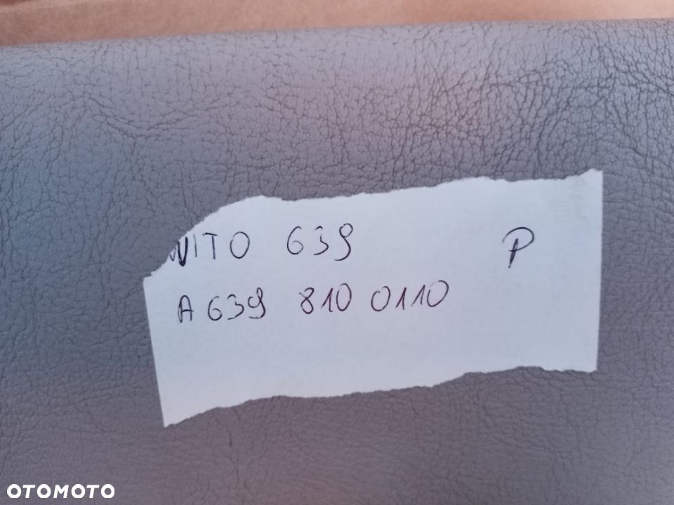 Słonecznik osłona przeciwsłoneczna prawa Mercedes Vito 639 A6398100110 - 5