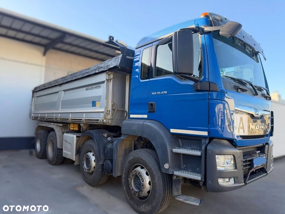 MAN TGS 35.470 8x4 MEILLER Wywrotka 3-stronna | 470 KM | 2020 | Automat | 190 000 km - 2