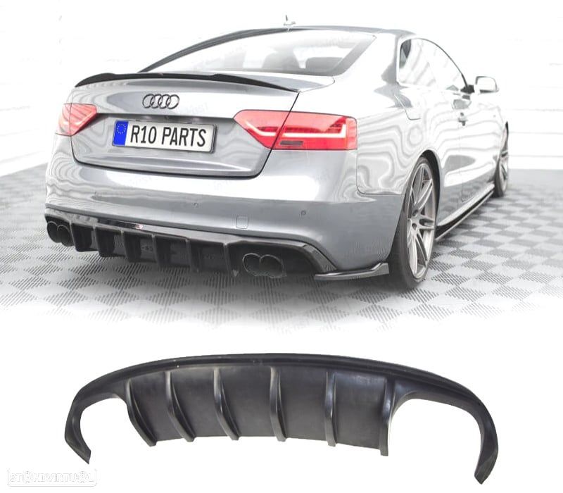 DIFUSOR AUDI A5 B8 8T 12-16 LOOK S LINE - 1