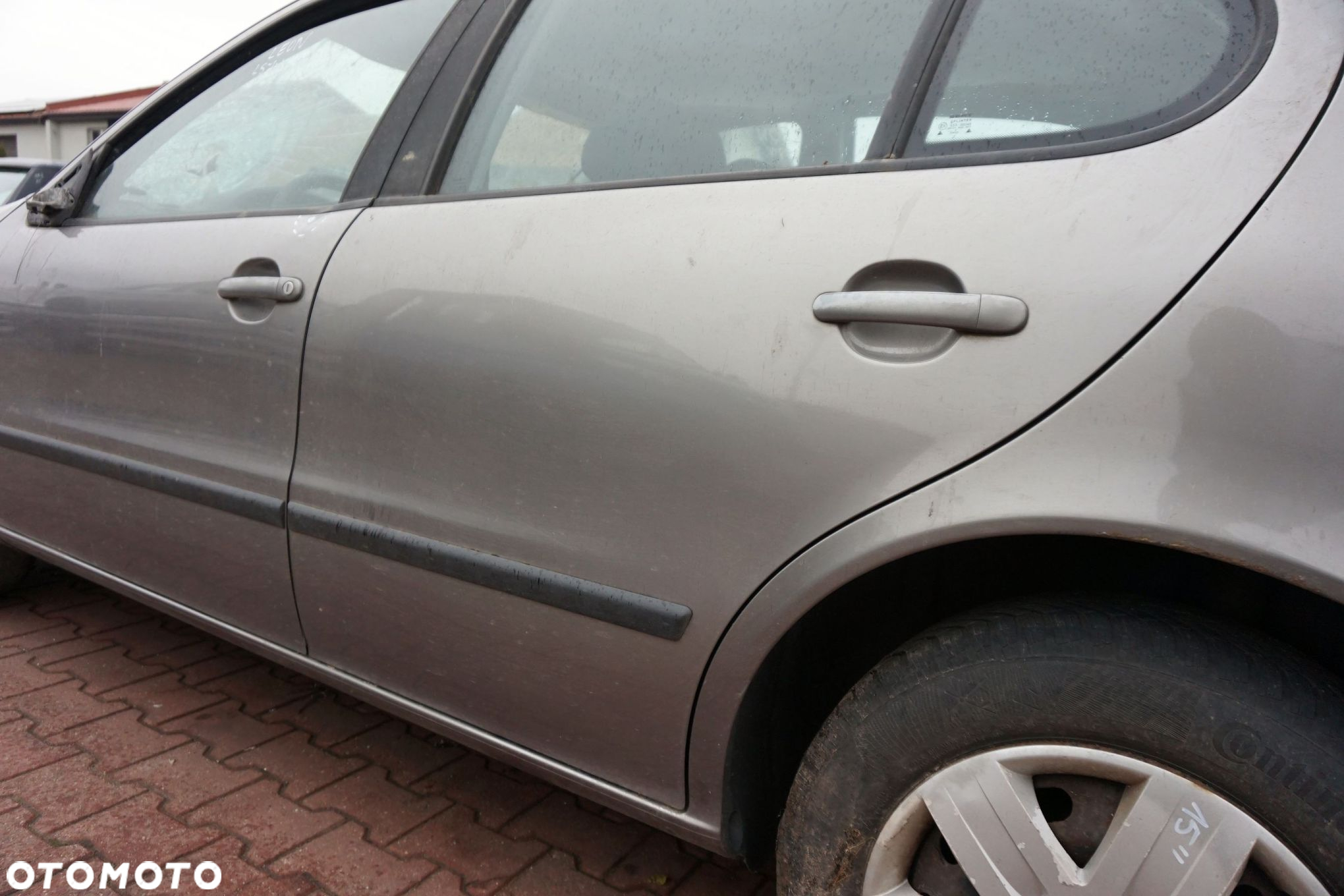 DRZWI TYLNE LEWE LEON I 1M1 5D HB LS7U  SZARY SEAT 1999-2006 - 3