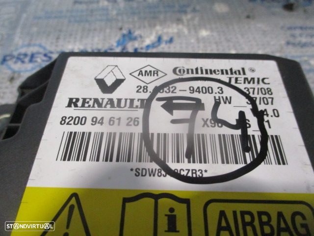 Kit Airbags 820079386  8200946126 8200748155A DACIA  LOGAN 1 MCV 2008 1.5DCI 85CV 5P CINZA ESCURO SEM TABLIER - 14