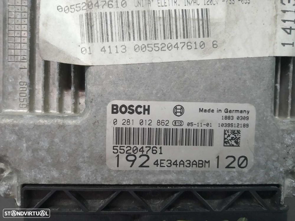 CENTRALINA MOTOR UCE FIAT STILO 2006 -55204761 - 4