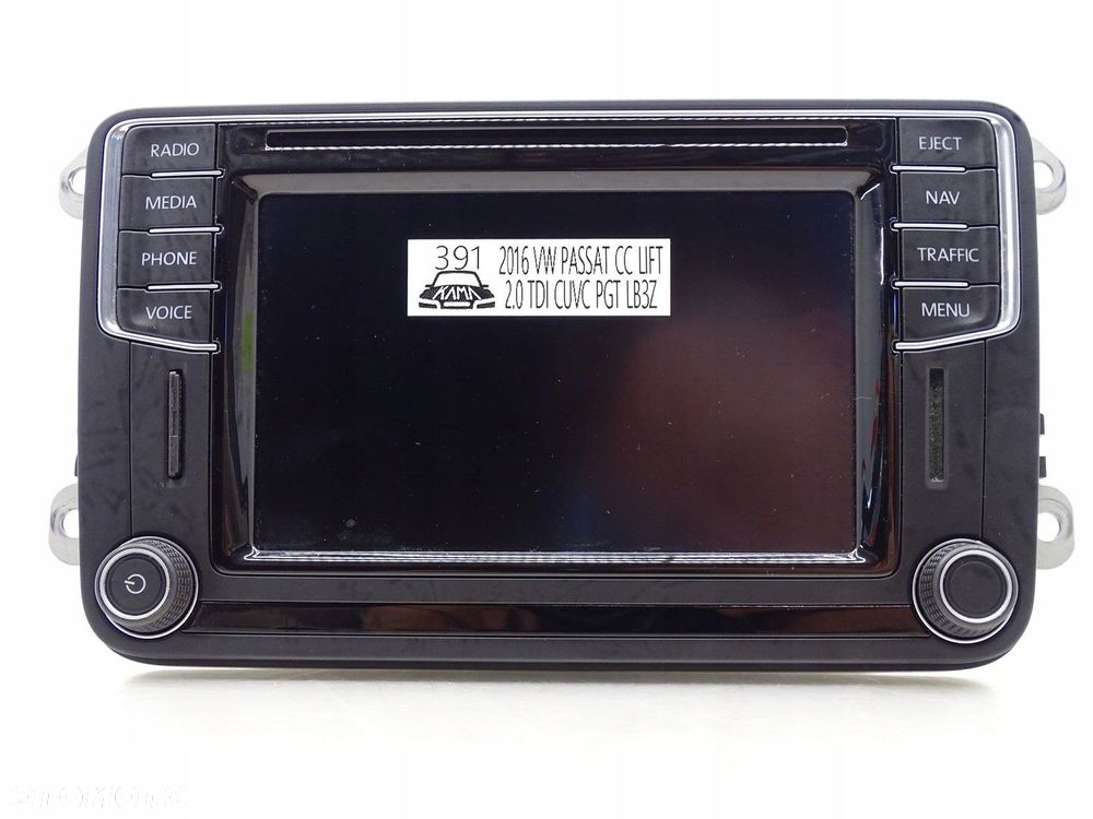 RADIO NAVI NAWIGACJA MMI DISCOVER MIB MEDIA VW PASSAT CC LIFT 5C0035680C - 2