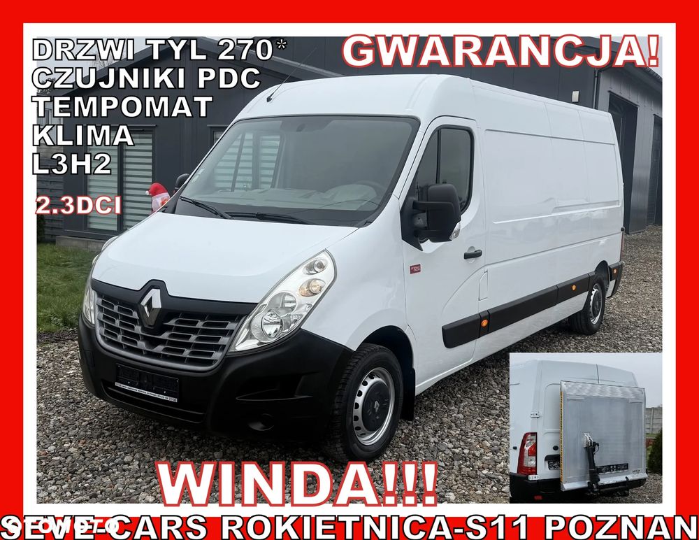 Renault MASTER L3H2 GWARANCJA, klima, tempomat czujniki pdc - 1