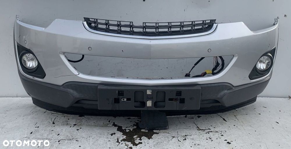 ZDERZAK PRZÓD PRZEDNI OPEL ANTARA LIFT SREBRNY PDC - 1