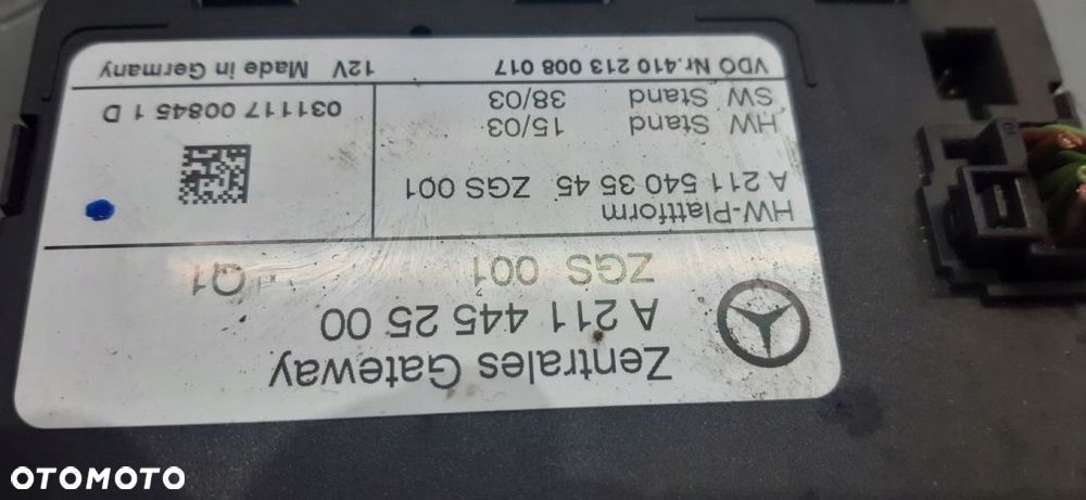 Mercedes W211 Moduł 2114452500 - 2