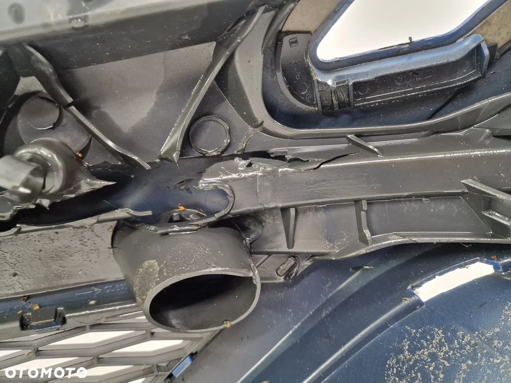 SEAT IBIZA 6J0 IV 08- ZDERZAK PRZEDNI PRZÓD NA SPRYSKI , KOLOR NIEBIESKI METALIK , NR AUKCJI NZ1165 - 33