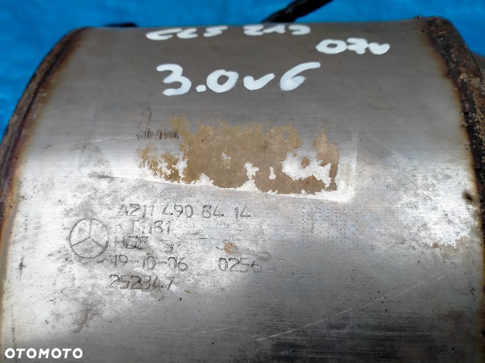 Mercedes W219 CLS W211 E Klasa Katalizator DPF Sonda A2114908414 - 3