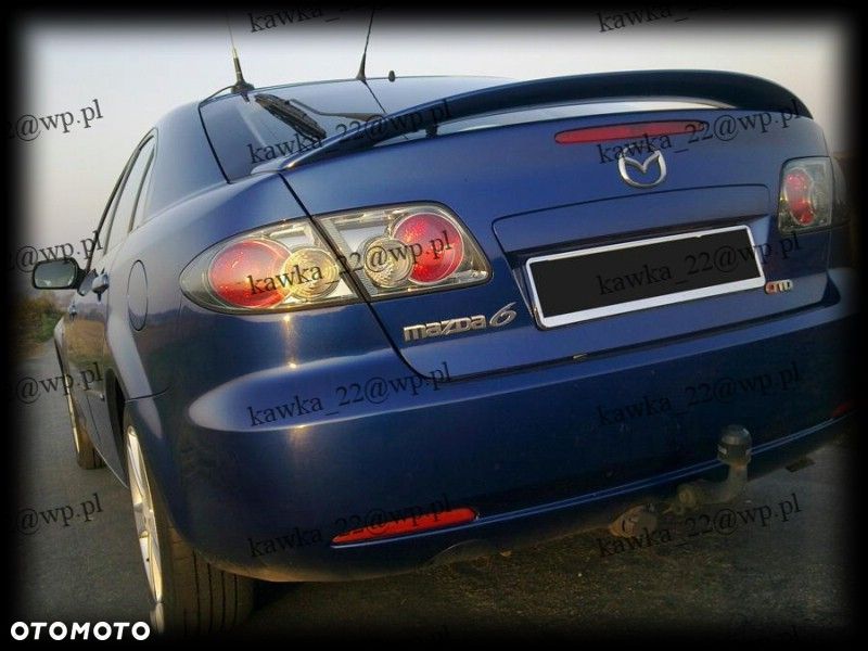 MAZDA 6 SPOILER LOTKA SPOJLER NA KLAPĘ PODKŁAD!!! - 6
