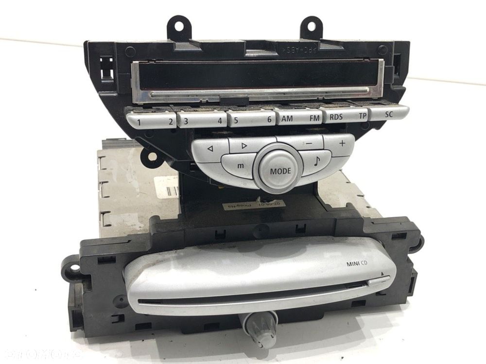 RADIO  MINI MINI (R56) 2005 - 2014 Cooper 88 kW [120 KM] benzyna 2006 - 2012 3452697 - 1