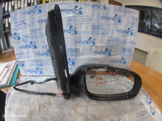 Espelho Esp3987 VW TOURAN  1T FASE 1 2005 1.9TDI 105CV 5P PRETO DRT ELETRICO COM PISCA 6 PINOS - 1