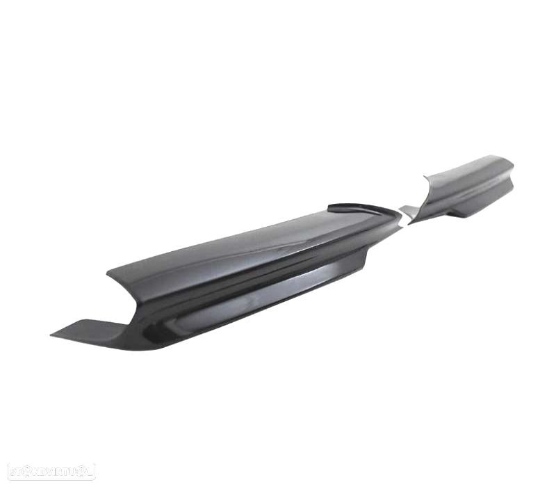 SPLITTERS PARA-CHOQUES FRONTAL BMW E90 E91 05-08 LOOK M PRETO BRILHANTE - 2