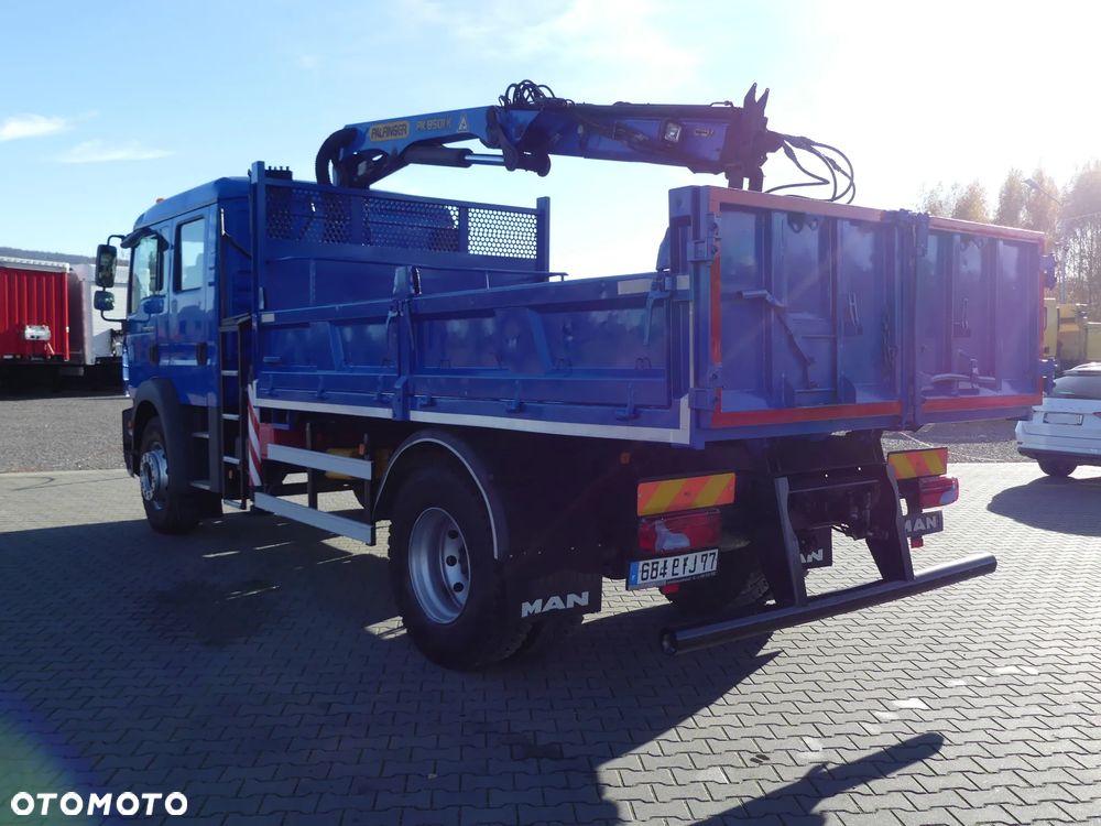 MAN TGM 18.240 / WYWROTKA + HDS / ŁYŻKA / DOKA / DŹWIG / - 8