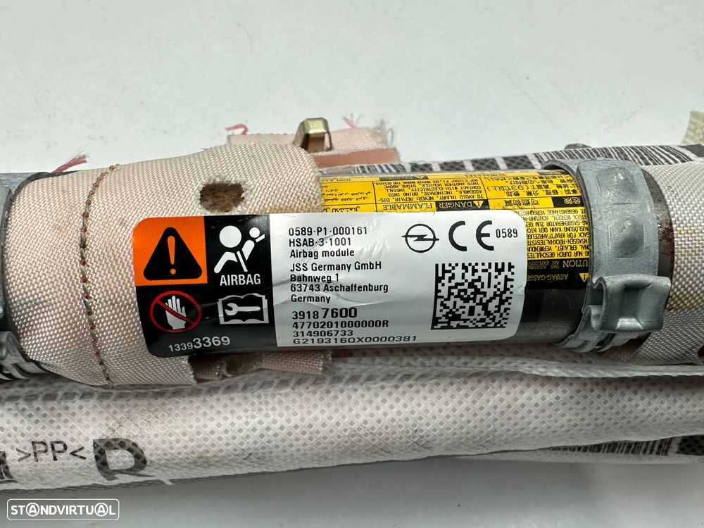 Airbag Cortina Direito / Esquerdo - Opel Astra K (2019) - 6