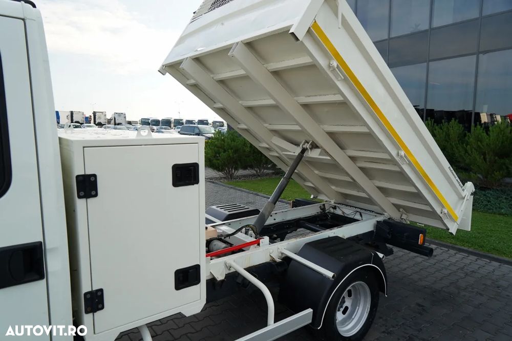 Iveco DAILY 35-130 / OȚEL CU BASCULATOR SPATE / CAMION MIX - 7 LOCURI / DOUĂ / MANUAL / IMPORTAT / - 11