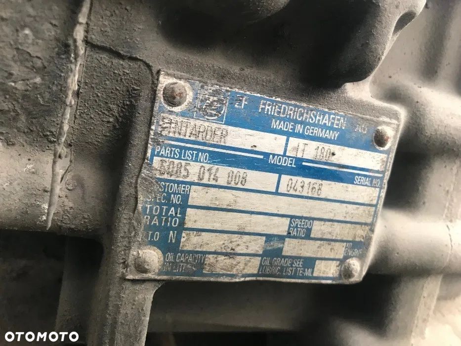 SKRZYNIA BIEGÓW + Retarder ZF IT 8s180 rok2001 - 3