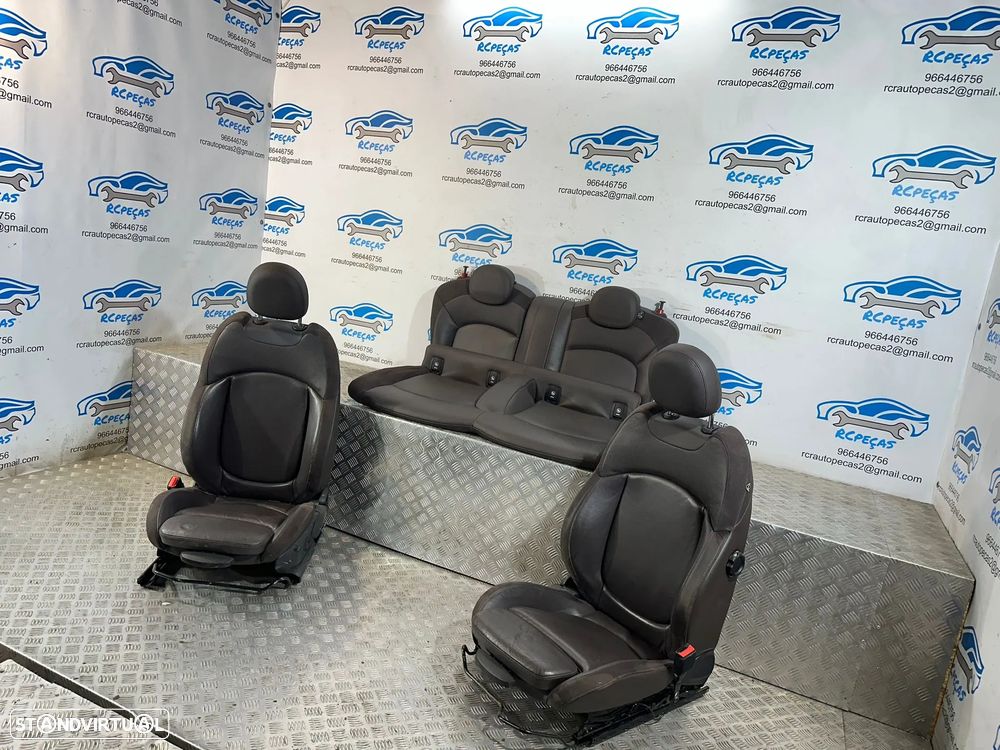 .Conjunto Bancos Originais Pele Mini Cooper One F56 2 Portas F54 Clubman 2013 - 2024 - 4