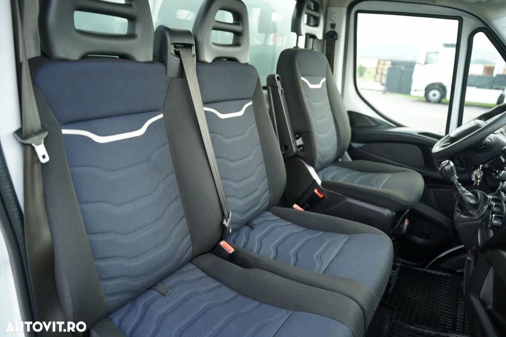 Iveco DAILY 35-140 / BASCULATOR DIN OȚEL + HDS HMF HYFA / CAPACITATE MAXIMĂ DE RIDICARE 430 KG / EXTENSIE MAXIMĂ 2 M / DUBLU / EURO 6 - 34