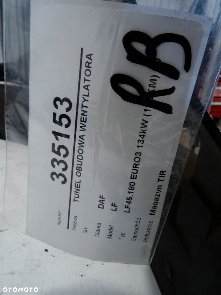 TUNEL OBUDOWA WENTYLATORA - 52.00 PLN - DAF LF 45 2001 - 2022 FA 45.180 - 5