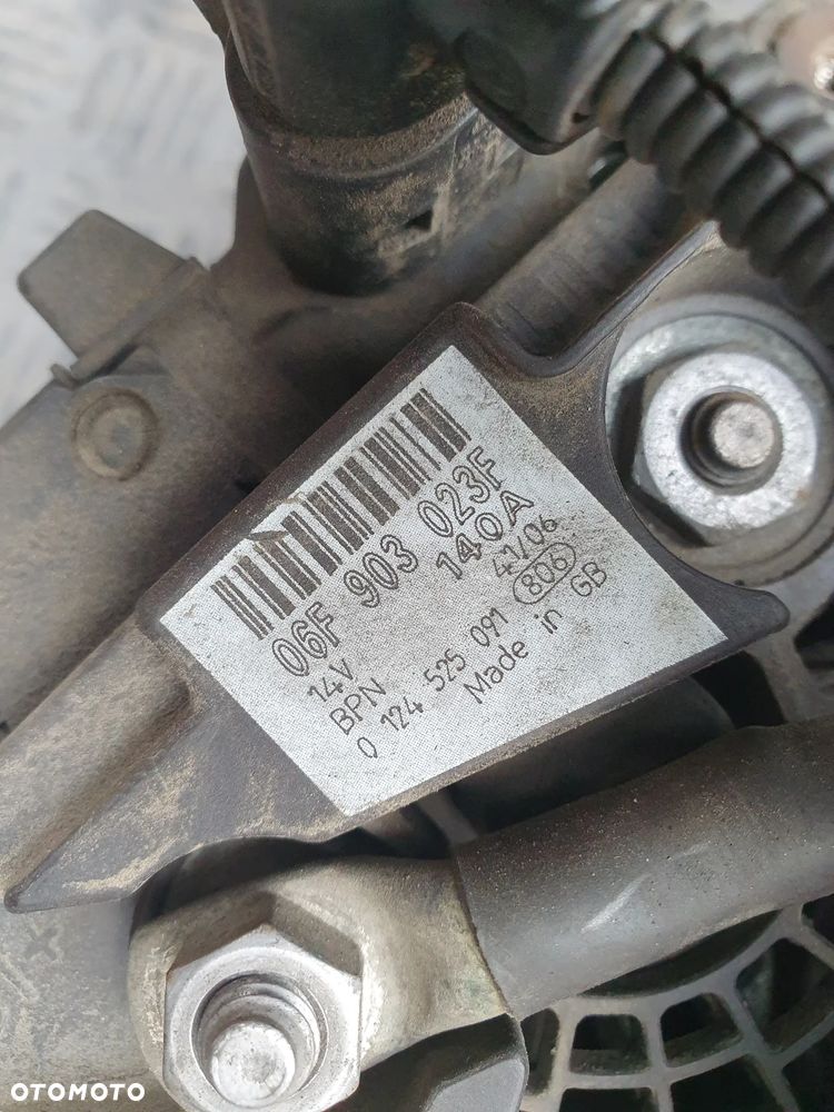 AUDI SEAT SKODA VW 2.0 1.9TDI CAY ALTERNATOR 06F903023F   0124525091 - 4