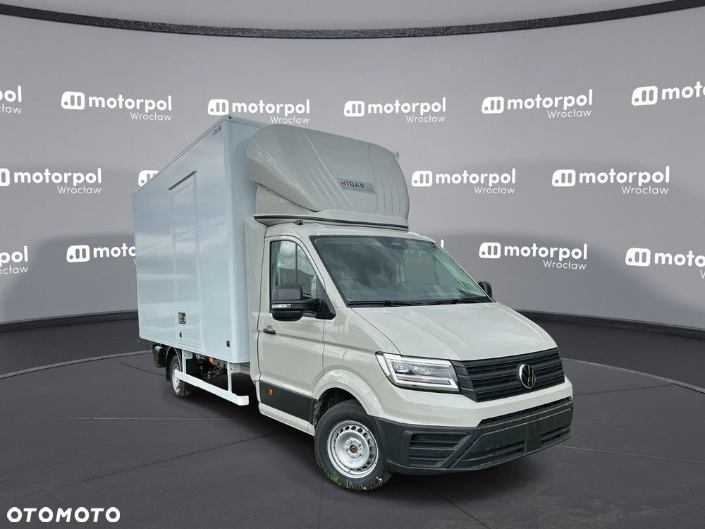 Volkswagen Crafter KONTENER MEBLOWY+WINDA/AUTOMAT/35 Podwozie z pojedynczą kabiną 2,0 l 163 KM manual r. o.: 4490 mm - 4