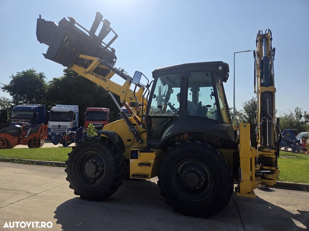 New Holland B115D, NOU, ROTI EGALE, 10t, FULL OPTION, motor 120CP, brat excv extensibil cu inst picon, cupa multifunctioinala 4x1, aer conditionat, masa operationala 10tone, cutie AUTOMATA POWERSHIFT, JOYSTICKURI, posibilitate leasing 5 ani-PROMOTIE 88.900 EUR - 13