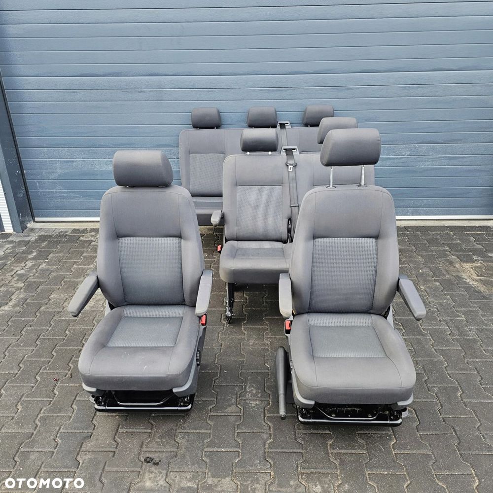 VW T5 T6 CARAVELLE fotel fotele kierowca pasażer dwójka ławka przód tył - 1