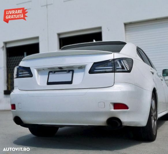 Stopuri Full LED LEXUS IS XE20 (2006-2012) Light Bar Facelift New XE30 Design Fumu- livrare gratuita - 14