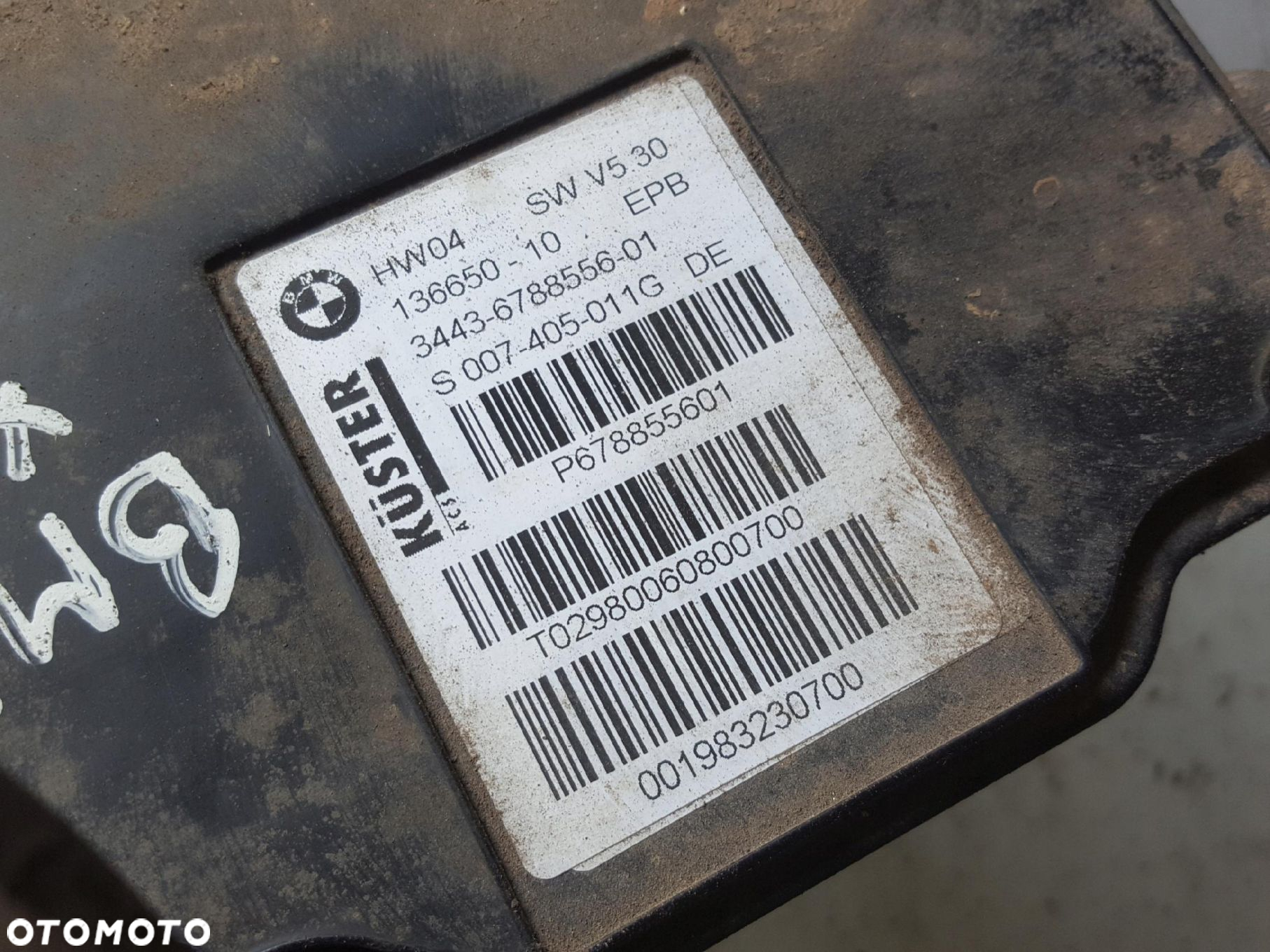 BMW X6 E71 07-10r MODUŁ STEROWNIK HAMULCA RĘCZNEGO 6788556 - 3
